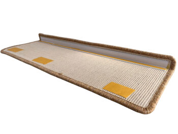 Vopi Nášľapy na schody Eton Exklusive žltý obdĺžnik, samolepiaci - 25x80 obdĺžnik (rozmer vrátane ohybu)