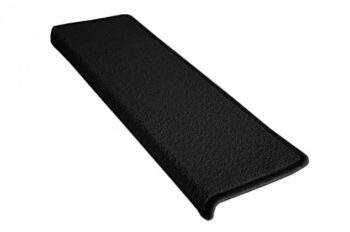Vopi Nášľapy na schody Eton čierny obdĺžnik, samolepiaci - 24x65 obdĺžnik (rozmer vrátane ohybu)
