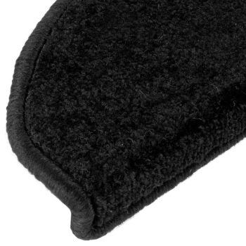 Vopi Nášľapy na schody Eton čierny polkruh, samolepiaci - 28x65 polkruh (rozmer vrátane ohybu)