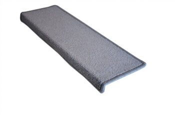 Vopi Nášľapy na schody Eton šedý obdĺžnik, samolepiaci - 25x80 obdĺžnik (rozmer vrátane ohybu)