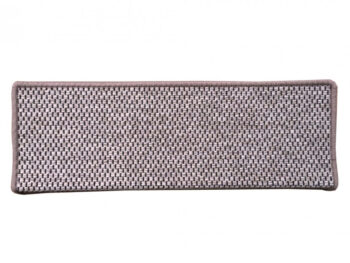 Vopi Nášľapy na schody Nature svetlo béžový obdĺžnik, samolepiaci - 24x65 obdĺžnik (rozmer vrátane ohybu)