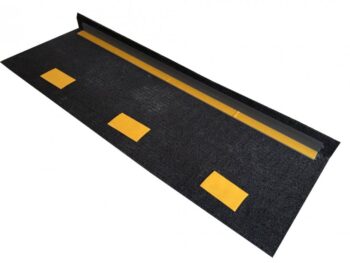 Vopi Nášľapy na schody Quick step antracit obdĺžnik, samolepiaci - 24x65 obdĺžnik (rozmer vrátane ohybu)
