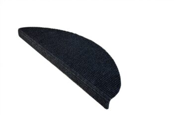 Vopi Nášľapy na schody Quick step antracit polkruh, samolepiaci - 24x65 polkruh (rozmer vrátane ohybu)