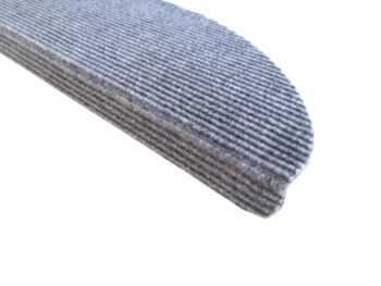 Vopi Nášľapy na schody Quick step šedý polkruh, samolepiaci - 24x65 polkruh (rozmer vrátane ohybu)