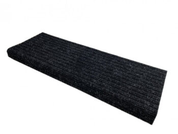 Vopi Nášľapy na schody Rio antracit obdĺžnik, samolepiaci - 25x80 obdĺžnik (rozmer vrátane ohybu)
