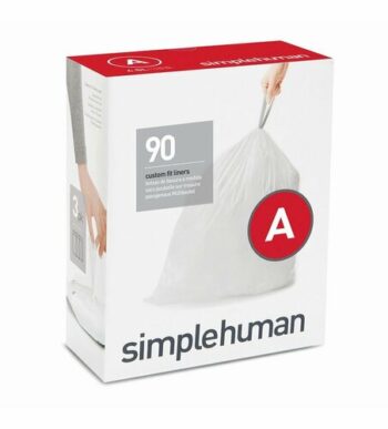 Vrecia do odpadkového koša 4,5 L, Simplehuman typ A, zaťahovacie, 3 x 30 ks (90 vriec ) , 60 ks