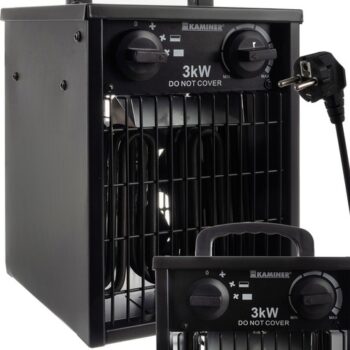 Výkonný elektrický ohrievač KAMINER s ventilátorom