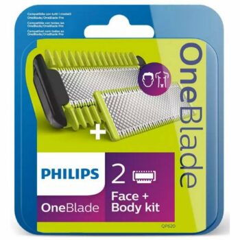Výmenné čepele pre Philips OneBlade QP620/50, 2+1 ks