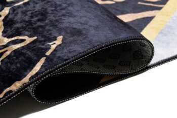 Výrazný tmavý trendový koberec s protišmykovou úpravou Šírka: 140 cm | Dĺžka: 200 cm