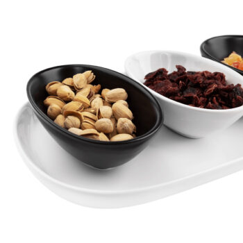 Predstavujeme vám elegantnú servírovaciu misku na podnose Wala, ktorá je ideálnym doplnkom pre každú modernú domácnosť. Tento set obsahuje tri kusy misiek, ktoré sú vyrobené z kvalitnej dolomitovej keramiky, čo zaručuje ich dlhú životnosť a odolnosť. Misky sú navrhnuté…