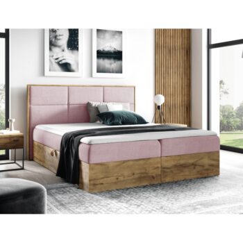 Doprajte si maximálny komfort a štýl s boxspringovou posteľou WOOD 2 140, ktorá sa postará o pokojný a zdravý spánok. Táto posteľ s celkovými rozmermi (ŠxHxV): 148×208×103 cm a rozmermi spania 140×200 cm ponúka výšku spania s topperom až 52 cm. Výška…