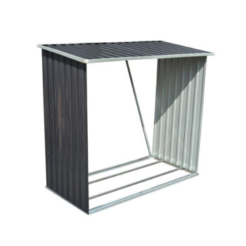 Prístrešok na drevo WOODSTORE 83x163x154 CM bude skvelým riešením pre uskladnenie Vášho paliva. Má stabilnú konštrukciu vyrobenú z kvalitnej, pozinkovanej ocele, vo farbe antracit, vrátane dvoch oceľových nosníkov, ktoré ju ešte viac spevňujú. Vďaka prevedeniu drevárne bude Vaše drevo…