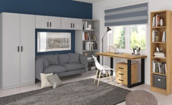 Vysoký regál WORK je spoločne s ďalšími prvkami kancelárskeho sektoru WORK základom vybavenia Vašej pracovne. Diskrétne a pritom moderné farby dodajú kancelárii nádych elegancie a profesionality. Nábytok je veľmi variabilný, môžete si ho vyskladať a skombinovať podľa svojich vlastných predstáv a potrieb.Regál je vyrobený z kvalitnej LTD dosky, ktorá je nenáročná na údržbu. Rozmery (š/v/h): 80 x 154 x 42 cm.Dodávame v demonte. 