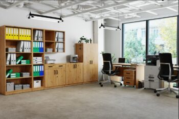 Vysoký kontajnér WORK je spoločne s ďalšími prvkami kancelárskeho sektoru WORK základom vybavenia Vašej pracovne. Skrinka má dve zásuvky. Diskrétne a pritom moderné farby dodajú kancelárii nádych elegancie a profesionality. Nábytok je veľmi variabilný, môžete si ho vyskladať a skombinovať podľa svojich vlastných predstáv a potrieb.Kontajnér je vyrobený z kvalitnej LTD dosky, ktorá je nenáročná na údržbu.Rozmery (š/v/h): 45 x 159 x 42 cm. Dodávame v demonte.