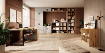 Dvojdverová komoda s regálom WORK je spoločne s ďalšími prvkami kancelárskeho sektoru WORK základom vybavenia Vašej pracovne. Skrinka má dve zásuvky. Diskrétne a pritom moderné farby dodajú kancelárii nádych elegancie a profesionality. Nábytok je veľmi variabilný, môžete si ho vyskladať a skombinovať podľa svojich vlastných predstáv a potrieb.Komoda je vyrobená z kvalitnej LTD dosky, ktorá je nenáročná na údržbu.Rozmery (š/v/h): 158 x 118 x 44 cm. Dodávame v demonte.