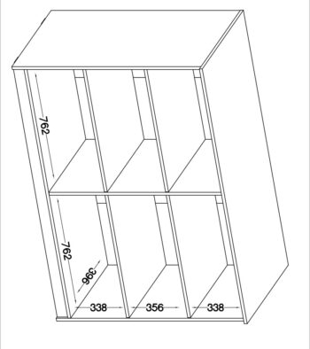 Regál WORK je spoločne s ďalšími prvkami kancelárskeho sektoru WORK základom vybavenia Vašej pracovne. Diskrétne a pritom moderné farby dodajú kancelárii nádych elegancie a profesionality. Nábytok je veľmi variabilný, môžete si ho vyskladať a skombinovať podľa svojich vlastných predstáv a potrieb.Regál je vyrobený z kvalitnej LTD dosky, ktorá je nenáročná na údržbu. Rozmery (š/v/h): 158 x  118 x 44 cm.Dodávame v demonte. 