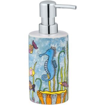 Wenko Keramický dávkovač mydla Ocean Rollin Art, 360 ml