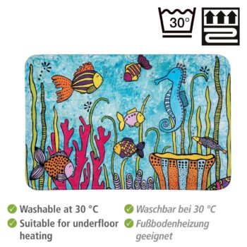 Wenko Kúpeľňová predložka Ocean Rollin Art, 45 x 70 cm