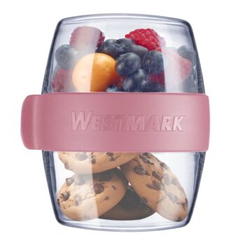 Westmark Dvojdielna dóza na desiatu MINI, 400 ml, ružová