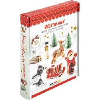 Westmark Sada 3D vykrajovadiel Santa Claus is coming, 9 ks