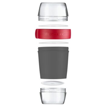 Westmark Trojdielna dóza na jedlo, 1150 ml, antracit
