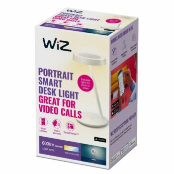 WiZ 8720169072695 stolná LED lampa Portrait, biela, 1x 10 W 600lm 2700-6500K