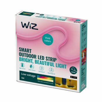 WiZ 8720169074859 vonkajší LED pásik, biela, 1x 24 W 630lm 2700-5000K + RGB IP65