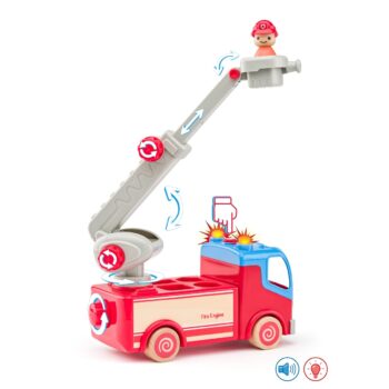 Woody Auto hasič so zvukmi a svetlom