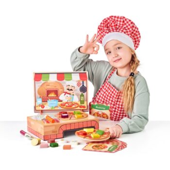 Woody Pizzeria Carlo, didaktická hra s vkladacími tvarmi