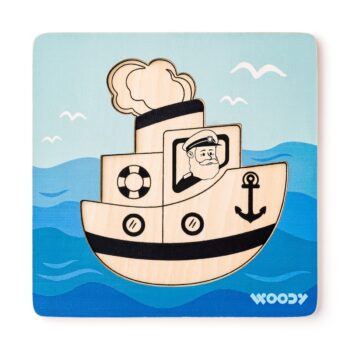 Woody Puzzle Baby Loďka