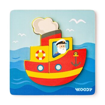 Woody Puzzle Baby Loďka