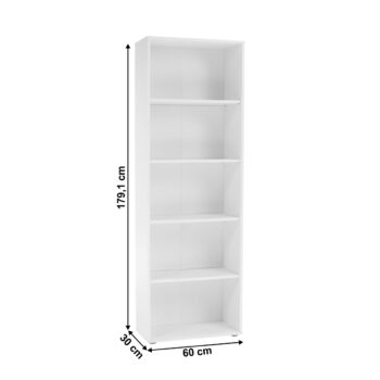 Policový regál Yan Typ 2 v elegantnej bielej farbe je ideálnym riešením pre tých, ktorí hľadajú praktický a moderný nábytok do interiéru. Tento regál od značky KONDELA je vyrobený z kvalitného laminovaného DTD materiálu, ktorý zaručuje dlhú životnosť a jednoduchú údržbu. Stačí ho pravidelne…