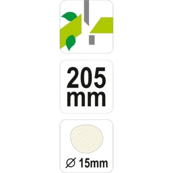 YATO nožnice záhradné 205/15mm YT-8800