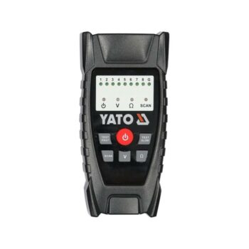 Yato YT-73137 detektor a tester sieťových káblov, sada