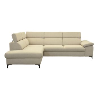 Rohová sedačka s rozkladom Zachary Roh L v krémovej farbe je ideálnym riešením pre moderné interiéry, kde sa kladie dôraz na funkčnosť a estetiku. Táto elegantná sedacia súprava od značky KONDELA ponúka nielen pohodlné sedenie, ale aj praktickú možnosť rozloženia na lôžko s rozmermi 132 x 210 cm…