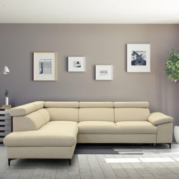 Rohová sedačka s rozkladom Zachary Roh L v krémovej farbe je ideálnym riešením pre moderné interiéry, kde sa kladie dôraz na funkčnosť a estetiku. Táto elegantná sedacia súprava od značky KONDELA ponúka nielen pohodlné sedenie, ale aj praktickú možnosť rozloženia na lôžko s rozmermi 132 x 210 cm…