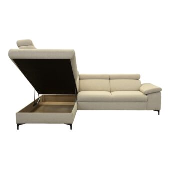 Rohová sedačka s rozkladom Zachary Roh L v krémovej farbe je ideálnym riešením pre moderné interiéry, kde sa kladie dôraz na funkčnosť a estetiku. Táto elegantná sedacia súprava od značky KONDELA ponúka nielen pohodlné sedenie, ale aj praktickú možnosť rozloženia na lôžko s rozmermi 132 x 210 cm…