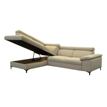 Rohová sedačka s rozkladom Zachary Roh L v krémovej farbe je ideálnym riešením pre moderné interiéry, kde sa kladie dôraz na funkčnosť a estetiku. Táto elegantná sedacia súprava od značky KONDELA ponúka nielen pohodlné sedenie, ale aj praktickú možnosť rozloženia na lôžko s rozmermi 132 x 210 cm…