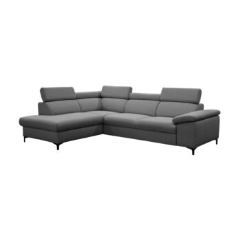 Rohová sedačka s rozkladom Zachary Roh L v elegantnej sivej farbe je ideálnym riešením pre moderné interiéry. Táto sedačka od značky KONDELA ponúka nielen štýlový vzhľad, ale aj praktické funkcie, ktoré ocení každá domácnosť. Je vyrobená z kvalitnej látky, ktorá je odolná voči oderu až do 70 000…