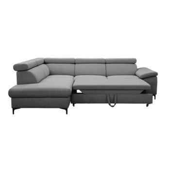 Rohová sedačka s rozkladom Zachary Roh L v elegantnej sivej farbe je ideálnym riešením pre moderné interiéry. Táto sedačka od značky KONDELA ponúka nielen štýlový vzhľad, ale aj praktické funkcie, ktoré ocení každá domácnosť. Je vyrobená z kvalitnej látky, ktorá je odolná voči oderu až do 70 000…
