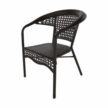 Hľadáte pekný a klasický nábytok do záhrady či na terasu? V takom prípade dávame do Vašej pozornosti záhradný set z umelého ratanu GETON 1+4. Päťdielny set pozostáva zo stola a štyroch kresiel. Rozmery stola sú (ŠxV): 80x72 cm a rozmery kresla sú (ŠxHxV): 60x64x80 cm. Hĺbka sedu má 43 cm, výška…