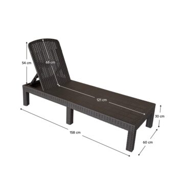Doprajte si pohodlie ako v luxusnom rezorte priamo u vás doma! Elegantné lehátko ZAMA vám poskytne dokonalé miesto na oddych na záhrade, terase či pri bazéne. Navyše je skladacie, takže ho jednoducho prenesiete kamkoľvek. Po jeho zložení vznikne praktický…