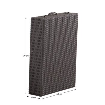 Doprajte si pohodlie ako v luxusnom rezorte priamo u vás doma! Elegantné lehátko ZAMA vám poskytne dokonalé miesto na oddych na záhrade, terase či pri bazéne. Navyše je skladacie, takže ho jednoducho prenesiete kamkoľvek. Po jeho zložení vznikne praktický…