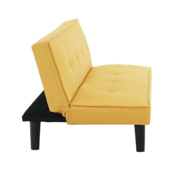 Rozkladacia pohovka Zelda New v elegantnej kombinácii horčicovej a čiernej farby je ideálnym riešením pre moderné interiéry. Táto pohovka značky KONDELA ponúka nielen štýlový vzhľad, ale aj praktickú funkciu rozkladania, čo z nej robí skvelú voľbu pre tých,…