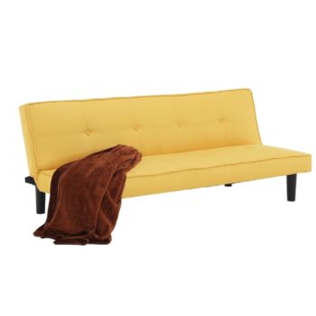 Rozkladacia pohovka Zelda New v elegantnej kombinácii horčicovej a čiernej farby je ideálnym riešením pre moderné interiéry. Táto pohovka značky KONDELA ponúka nielen štýlový vzhľad, ale aj praktickú funkciu rozkladania, čo z nej robí skvelú voľbu pre tých,…