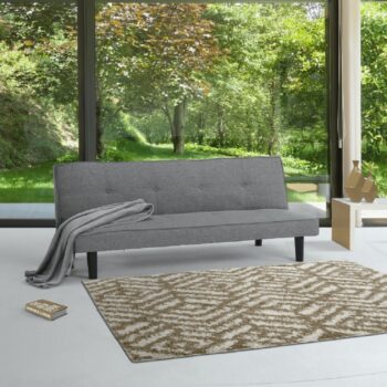 Rozkladacia pohovka Zelda New v elegantnej kombinácii sivej a čiernej farby je ideálnym riešením pre moderné interiéry. Táto pohovka od značky KONDELA ponúka nielen štýlový vzhľad, ale aj praktickosť vďaka svojej rozkladacej funkcii, ktorá umožňuje jednoduché premenenie na…