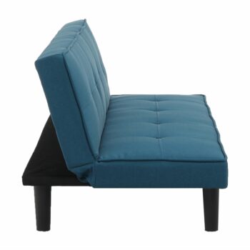 Rozkladacia pohovka Zelda New v elegantnej kombinácii tyrkysovej a čiernej farby je ideálnym riešením pre moderné interiéry. Táto pohovka od značky KONDELA ponúka nielen štýlový vzhľad, ale aj praktickosť vďaka svojej rozkladacej funkcii, ktorá umožňuje jednoduché premenenie na…