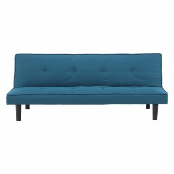 Rozkladacia pohovka Zelda New v elegantnej kombinácii tyrkysovej a čiernej farby je ideálnym riešením pre moderné interiéry. Táto pohovka od značky KONDELA ponúka nielen štýlový vzhľad, ale aj praktickosť vďaka svojej rozkladacej funkcii, ktorá umožňuje jednoduché premenenie na…