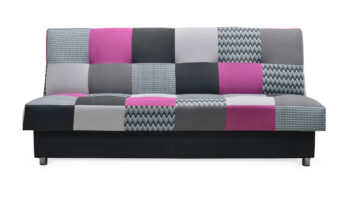 Elegantná pohovka ZIGO v atraktívnom farebnom prevedení. Fialové prevedenie. Pohovka je rozkladacia, po rozložení vznikne ložná plocha s rozmerom 195 x 116 cm. Súčasťou pohovky je úložný priestor. Rozmery (v/š/h): 95 x 195 x 98 cm. Elegantné pochrómované nožičky. Sedák je tvorený bonellovými pružinami. Pohovku ZIGO ponúkame aj v ďalších farebných prevedeniach.
