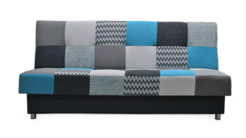Elegantná pohovka ZIGO v atraktívnom farebnom prevedení. Tyrkysové prevedenie. Pohovka je rozkladacia, po rozložení vznikne ložná plocha s rozmerom 195 x 116 cm. Súčasťou pohovky je úložný priestor. Rozmery (v/š/h): 95 x 195 x 98 cm. Elegantné pochrómované nožičky. Sedák je tvorený bonellovými pružinami. Pohovku ZIGO ponúkame aj v ďalších farebných prevedeniach.